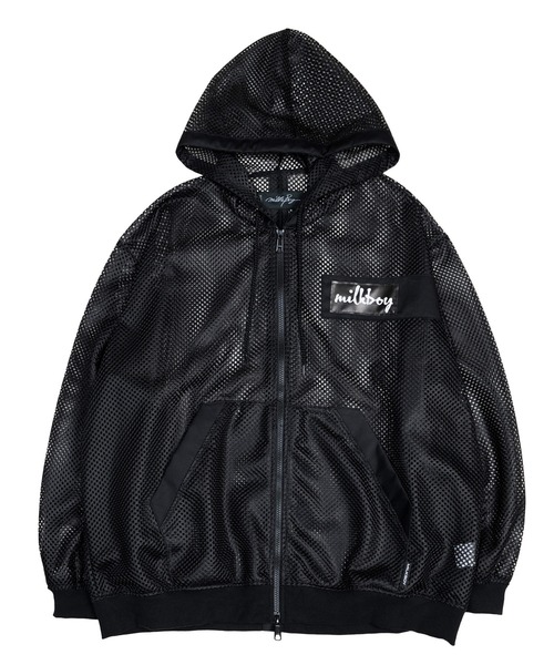 MILKBOY(ミルクボーイ)の「MESHED ZIP パーカー(パーカー・レディース・C/A・FREE)」の3枚目の写真
