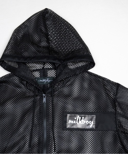 MILKBOY(ミルクボーイ)の「MESHED ZIP パーカー(パーカー・レディース・C/A・FREE)」の5枚目の写真