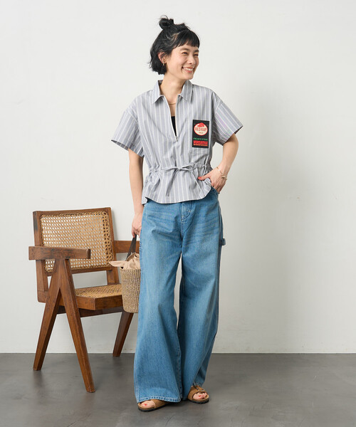 RED KAP × FREAK'S STORE/レッドキャップ 別注 ストライプ ウエスト