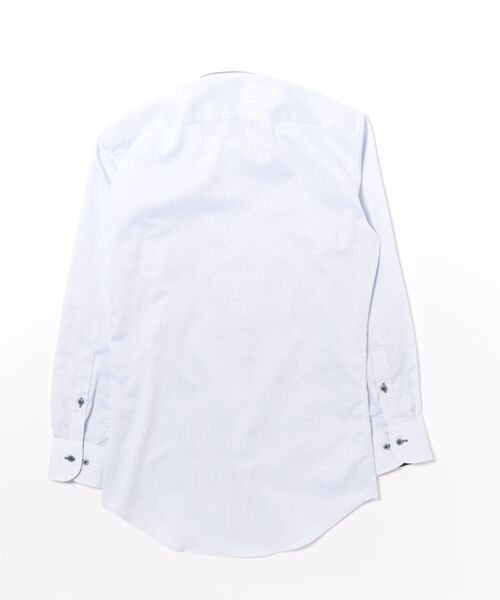 TOKYO SHIRTS(トウキョウシャツ)の「【超形態安定】【吸水速乾】 形態安定ノンアイロン ボタンダウン 長袖ビジネスワイシャツ(ビジネスシャツ・メンズ・ブルー・首回り41cm-裄丈86cm/首回り41cm-裄丈82cm/首回り43cm-裄丈86cm/首回り43cm-裄丈82cm/首回り42cm-裄丈86cm/首回り42cm-裄丈82cm/首回り39cm-裄丈84cm/首回り39cm-裄丈80cm/首回り37cm-裄丈84cm/首回り37cm-裄丈80cm)」の7枚目の写真