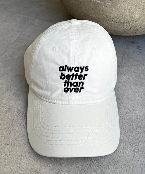 un dix cors（アンディコール）の「betterキャップ（キャップ・レディース・アイボリー/ブラック/グレー・FREE）」の5枚目の写真