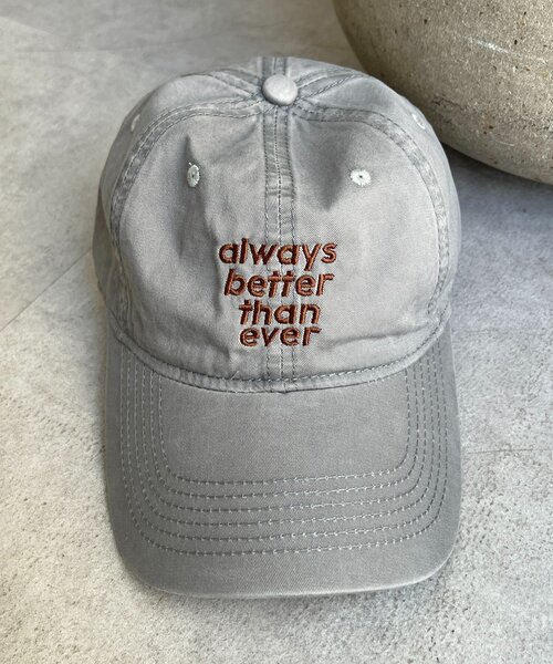 un dix cors（アンディコール）の「betterキャップ（キャップ・レディース・アイボリー/ブラック/グレー・FREE）」の8枚目の写真