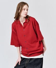 WETTEMPT（ウィテンプト）の「HIGH GAUGE S/S KNIT SHIRT / ハイゲージS/Sニットシャツ（シャツ/ブラウス）」