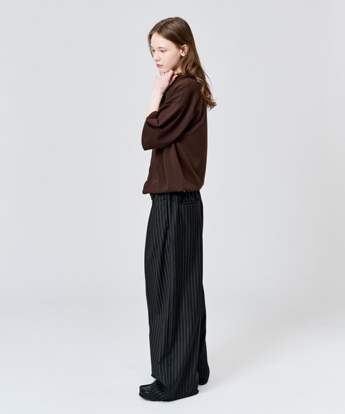 WETTEMPT（ウィテンプト）の「HIGH GAUGE S/S KNIT SHIRT / ハイゲージS/Sニットシャツ（シャツ/ブラウス・メンズ・ブラック/ブラウン/レッド・LARGE/MEDIUM/SMALL）」の12枚目の写真
