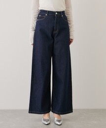 Jayro（ジャイロ）の「ポケットレースデニムワイドパンツ（デニムパンツ）」