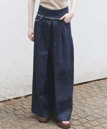 waist tack cocoon onepiece/ウエストタックコクーンワンピース