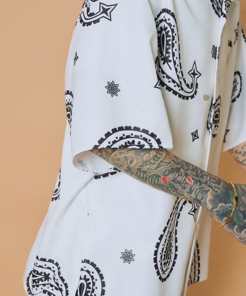 Subciety(サブサエティ)の「Large paisley shirt(シャツ/ブラウス・メンズ・ブラック/ホワイト/グリーン/オレンジ・SMALL/MEDIUM/LARGE/X-LARGE)」の11枚目の写真