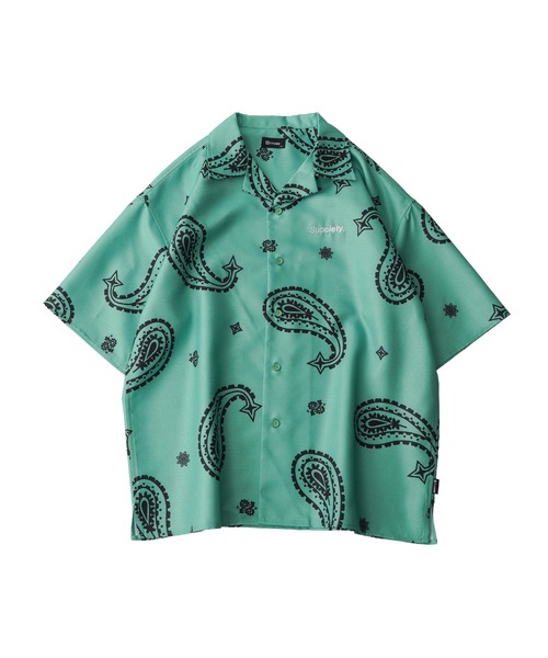 Subciety(サブサエティ)の「Large paisley shirt(シャツ/ブラウス・メンズ・ブラック/ホワイト/グリーン/オレンジ・SMALL/MEDIUM/LARGE/X-LARGE)」の6枚目の写真