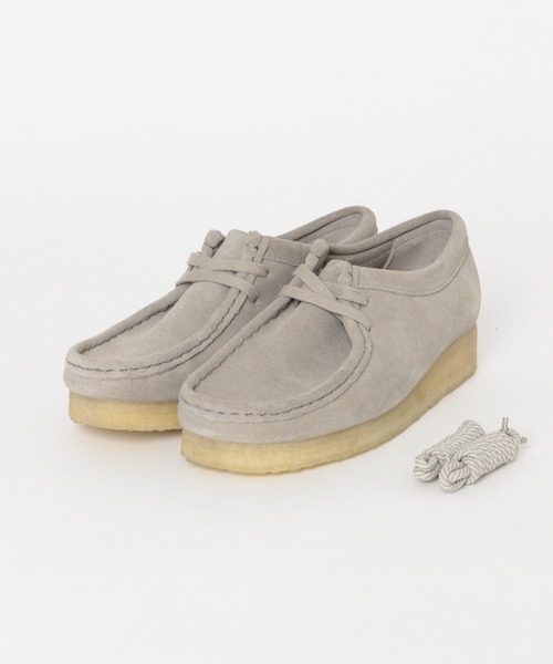 Clarks（クラークス）の「CLARKS　EXCLUSIVE WALLABEE（その他シューズ・レディース・グレー・4.5/4/5.5）」の3枚目の写真