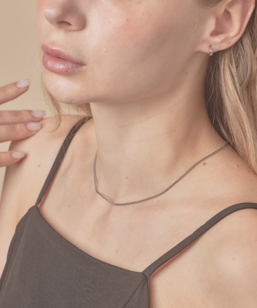 sowang(ソワン)の「シンプルスネークチェーンネックレス1mm / simple snake necklace(ネックレス・レディース・ゴールド/ピンク/シルバー・FREE)」の19枚目の写真