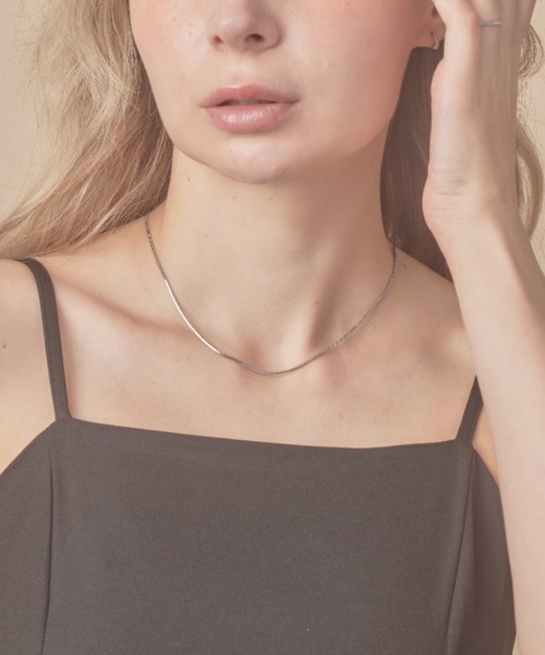 sowang(ソワン)の「シンプルスネークチェーンネックレス1mm / simple snake necklace(ネックレス・レディース・ゴールド/ピンク/シルバー・FREE)」の20枚目の写真