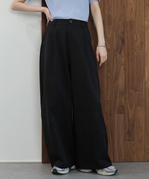 J by blue（ジェイバイブルー）の「エッグカーブパンツ（その他パンツ・レディース・ベージュ/ブラック/ホワイト・MEDIUM）」の3枚目の写真