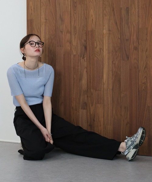 J by blue（ジェイバイブルー）の「エッグカーブパンツ（その他パンツ・レディース・ベージュ/ブラック/ホワイト・MEDIUM）」の22枚目の写真