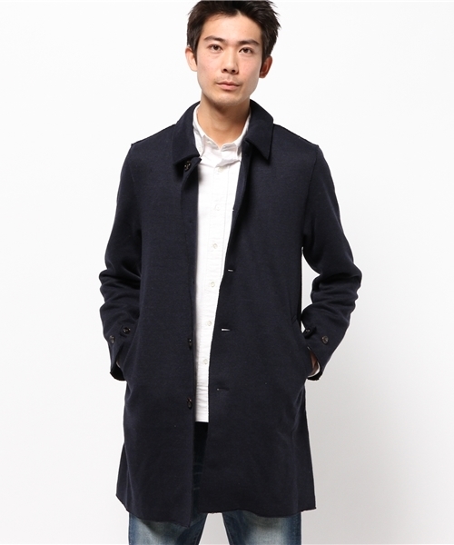 OUTLET(アウトレット)の「【Ciaopanic】圧縮ウールステンカラーコート(ステンカラーコート・メンズ・オリーブ/ネイビー/チャコールグレー・LARGE/MEDIUM)」の3枚目の写真