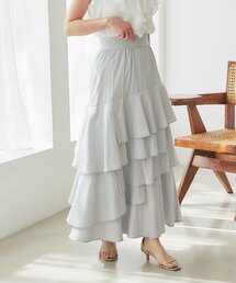 セール】【miki監修・今すぐお届け】イレヘムティアードスカート