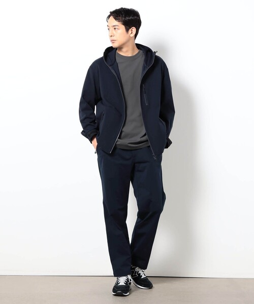 Grand PARK（グランドパーク）の「ドットメッシュ イージーテーパードパンツ（その他パンツ・メンズ・チャコールグレー/ネイビー・M/L/XL）」の3枚目の写真