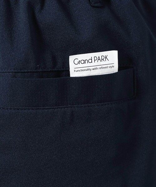 Grand PARK（グランドパーク）の「ドットメッシュ イージーテーパードパンツ（その他パンツ・メンズ・チャコールグレー/ネイビー・M/L/XL）」の9枚目の写真
