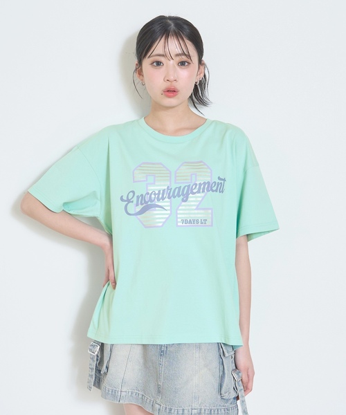 7days/綿100％/GOODPRICE】ナンバリングTシャツ（Tシャツ/カットソー