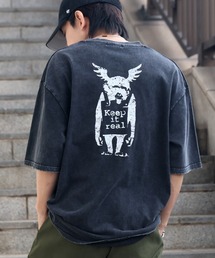 BRANDALISED（ブランダライズド）の「【BRANDALISED/ブランダライズド】スノーウォッシュ カスレプリント アソート バンクシー アートワークデザイン Tシャツ（Tシャツ/カットソー）」