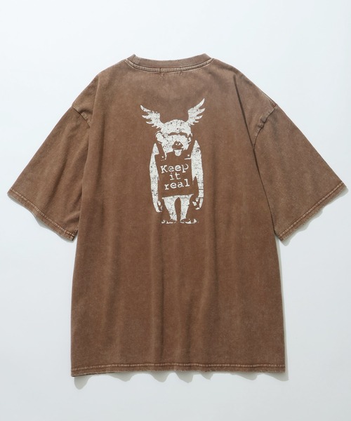 BRANDALISED(ブランダライズド)の「【BRANDALISED/ブランダライズド】スノーウォッシュ カスレプリント アソート バンクシー アートワークデザイン Tシャツ(Tシャツ/カットソー・メンズ・ブラック系2/ブラック系1/グレー系2/グレー系1/ブラウン系1/ブラウン系2・M/L/XL)」の18枚目の写真
