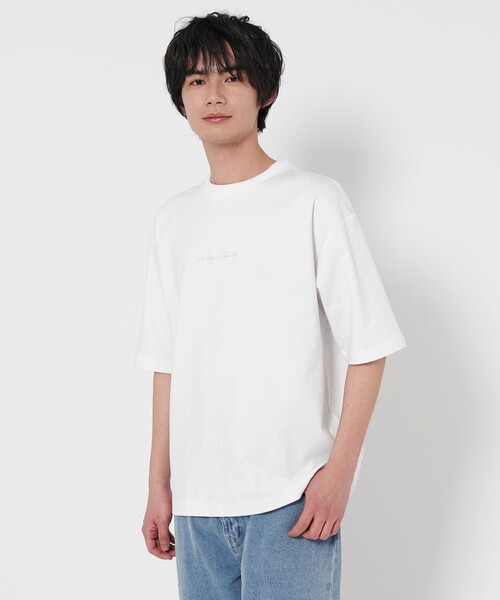 A DAY IN THE LIFE UNITED ARROWS（アデイインザライフユナイテッドアローズ）の「ポンチ フェイクレイヤード カットソー＜A DAY IN THE LIFE＞（Tシャツ/カットソー・メンズ・ダークグリーン/ブラック/ベージュ/ホワイト・S/XL/L/M）」の2枚目の写真