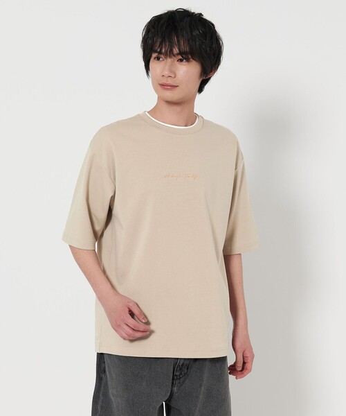 A DAY IN THE LIFE UNITED ARROWS（アデイインザライフユナイテッドアローズ）の「ポンチ フェイクレイヤード カットソー＜A DAY IN THE LIFE＞（Tシャツ/カットソー・メンズ・ダークグリーン/ブラック/ベージュ/ホワイト・S/XL/L/M）」の8枚目の写真