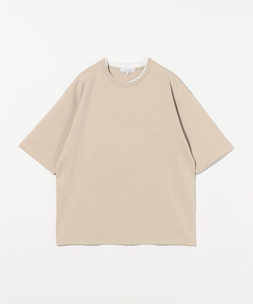 A DAY IN THE LIFE UNITED ARROWS（アデイインザライフユナイテッドアローズ）の「ポンチ フェイクレイヤード カットソー＜A DAY IN THE LIFE＞（Tシャツ/カットソー・メンズ・ダークグリーン/ブラック/ベージュ/ホワイト・S/XL/L/M）」の17枚目の写真