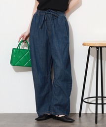 ライトオンスデニムイージーバレルパンツ