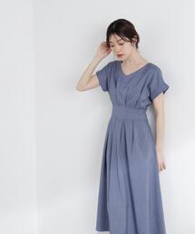 PROPORTION BODY DRESSING | ウエストタックワンピース / 1216140501(ワンピース)