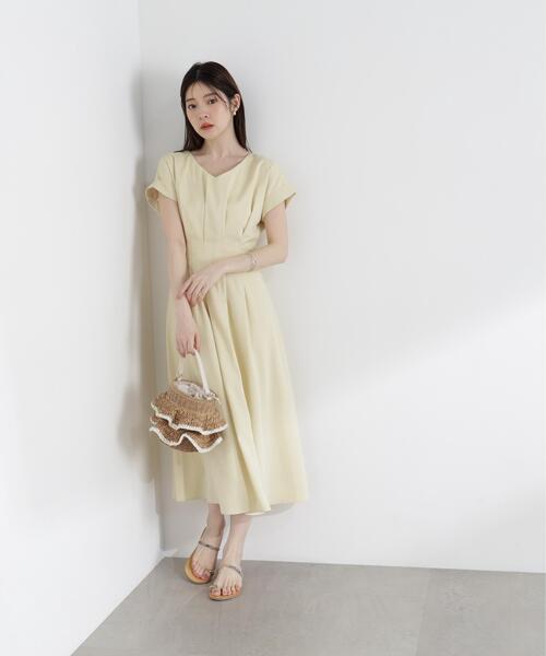 PROPORTION BODY DRESSING（プロポーションボディドレッシング）の「ウエストタックワンピース / 1216140501（ワンピース・レディース・ブルー/ピンク/イエロー・MEDIUM/P/S/SMALL）」の12枚目の写真