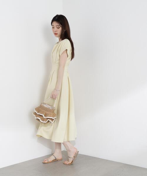 PROPORTION BODY DRESSING（プロポーションボディドレッシング）の「ウエストタックワンピース / 1216140501（ワンピース・レディース・ブルー/ピンク/イエロー・MEDIUM/P/S/SMALL）」の13枚目の写真
