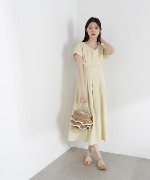 PROPORTION BODY DRESSING（プロポーションボディドレッシング）の「ウエストタックワンピース / 1216140501（ワンピース・レディース・ブルー/ピンク/イエロー・MEDIUM/P/S/SMALL）」の15枚目の写真