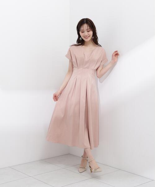 PROPORTION BODY DRESSING（プロポーションボディドレッシング）の「ウエストタックワンピース / 1216140501（ワンピース・レディース・ブルー/ピンク/イエロー・MEDIUM/P/S/SMALL）」の4枚目の写真