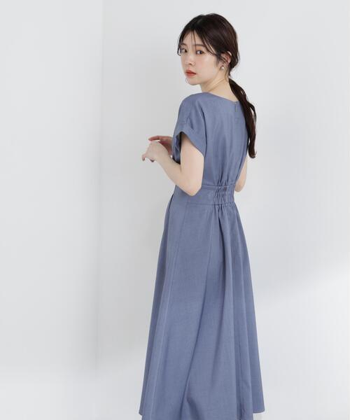 PROPORTION BODY DRESSING（プロポーションボディドレッシング）の「ウエストタックワンピース / 1216140501（ワンピース・レディース・ブルー/ピンク/イエロー・MEDIUM/P/S/SMALL）」の9枚目の写真