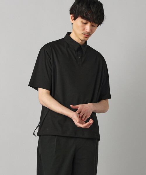 COMME CA MEN（コムサメン）の「【COMME CA MEN BLACK】ドライテック 半袖ポロシャツ（ポロシャツ・メンズ・ブラック・L/M）」の4枚目の写真
