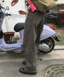 カーブドビジョウォッシングパンツ[チャコール]