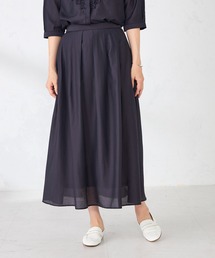 【セットアップで着られる】シアータックスカート
