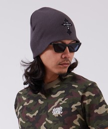 improves（インプローブス）の「クロス 刺しゅう ニットキャップ（ニットキャップ/ビーニー）」