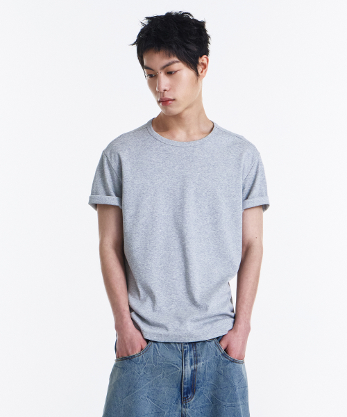 KICHUL（キチョル）の「All Day Soft T-shirt (Grey)（Tシャツ/カットソー・レディース・その他・SMALL/MEDIUM/LARGE）」の7枚目の写真
