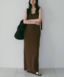 anuke（アンヌーク）の「salopette Knit Onepiece 62610303（ワンピース）」