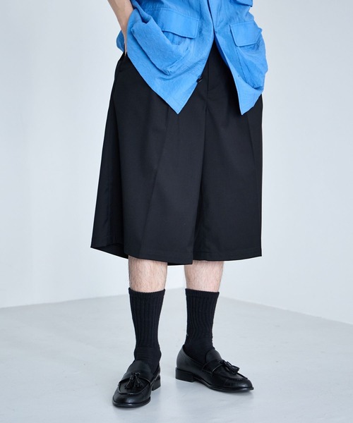 RAGEBLUE(レイジブルー)の「TR Buggy Half Pants / バギーハーフパンツ(スラックス・メンズ・ベージュ/ブラック・MEDIUM/LARGE)」の20枚目の写真