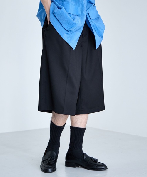 RAGEBLUE(レイジブルー)の「TR Buggy Half Pants / バギーハーフパンツ(スラックス・メンズ・ベージュ/ブラック・MEDIUM/LARGE)」の21枚目の写真