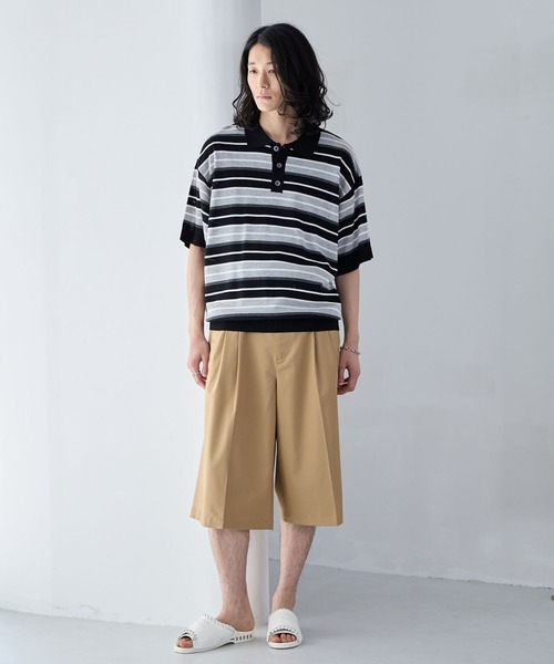 TR Buggy Half Pants / バギーハーフパンツ（スラックス）｜RAGEBLUE