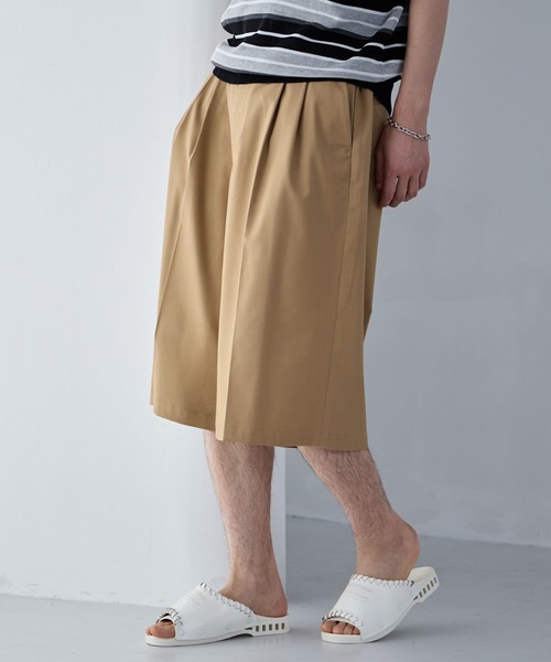 RAGEBLUE(レイジブルー)の「TR Buggy Half Pants / バギーハーフパンツ(スラックス・メンズ・ベージュ/ブラック・MEDIUM/LARGE)」の15枚目の写真