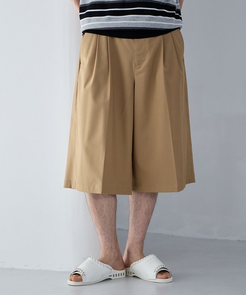 RAGEBLUE(レイジブルー)の「TR Buggy Half Pants / バギーハーフパンツ(スラックス・メンズ・ベージュ/ブラック・MEDIUM/LARGE)」の16枚目の写真