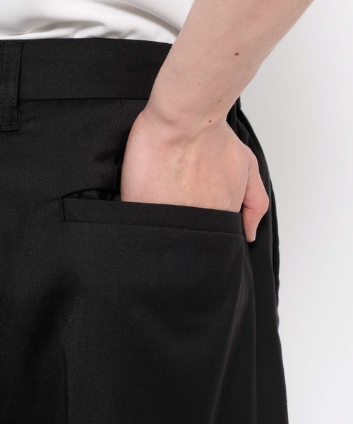 RAGEBLUE(レイジブルー)の「TR Buggy Half Pants / バギーハーフパンツ(スラックス・メンズ・ベージュ/ブラック・MEDIUM/LARGE)」の9枚目の写真
