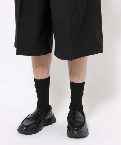 RAGEBLUE(レイジブルー)の「TR Buggy Half Pants / バギーハーフパンツ(スラックス・メンズ・ベージュ/ブラック・MEDIUM/LARGE)」の12枚目の写真