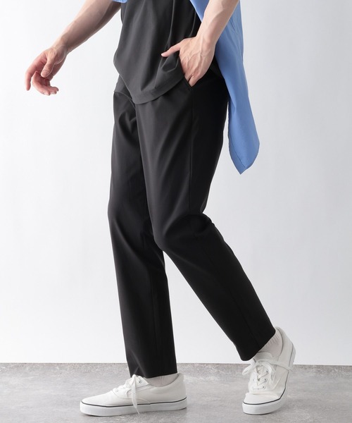 GLOBAL WORK(グローバルワーク)の「スゴラクストレッチスリム/COOL/655299(その他パンツ・メンズ・ライトベージュ/ブラック/ネイビー・LARGE/X-LARGE/MEDIUM/SMALL)」の4枚目の写真