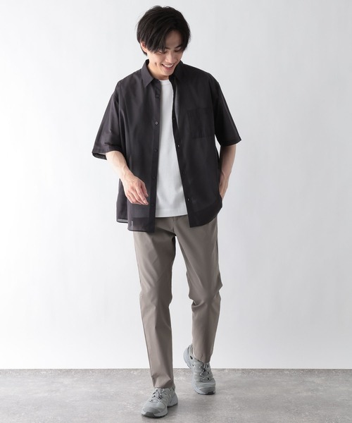 GLOBAL WORK(グローバルワーク)の「スゴラクストレッチスリム/COOL/655299(その他パンツ・メンズ・ライトベージュ/ブラック/ネイビー・LARGE/X-LARGE/MEDIUM/SMALL)」の5枚目の写真