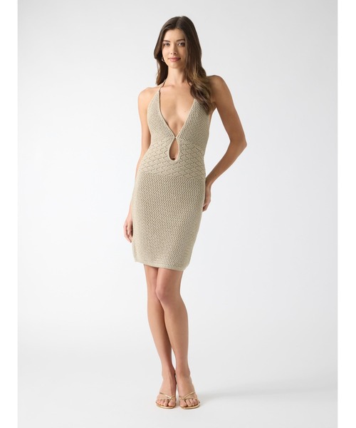 LYNSIE Halter Stitch Dress ワンピース ドレス | GUESS(ゲス) JAPAN